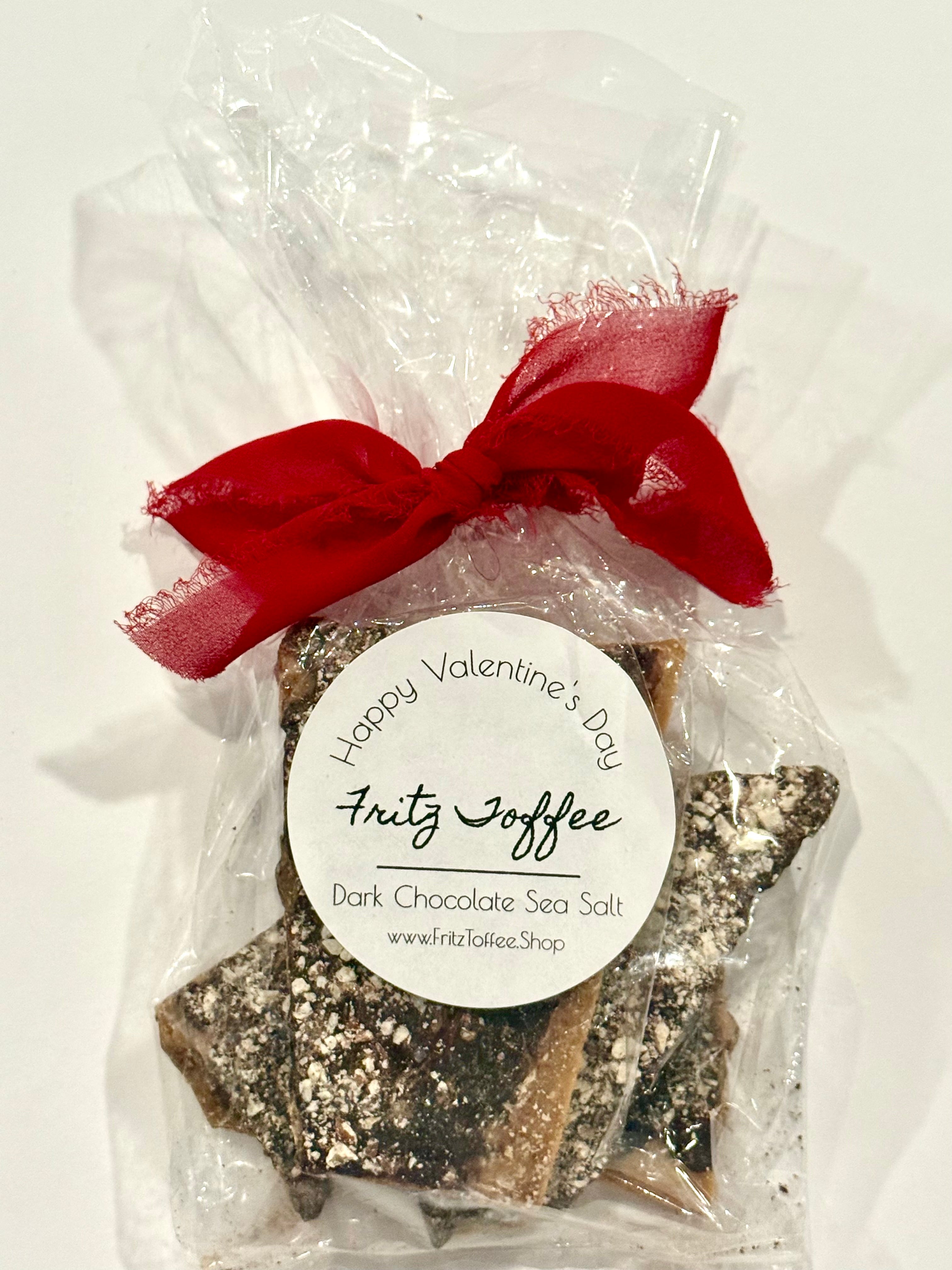 Dark Chocolate Sea Salt Valentine's 6oz Gift Bag
